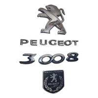 Jogo De Emblema Letreiro Traseiro Peugeot 3008 Original ! comprar usado  Brasil 