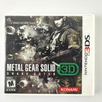 Metal Gear Solid 3d Snake Eater Nintendo 3ds, usado comprar usado  Brasil 