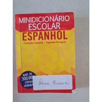 Livro, Minidicionário Escolar Espanhol, Ciranda Cultural comprar usado  Brasil 