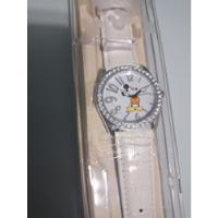 Relógio Pulso Disney Mickey Pulseira Couro E Brilhantes, usado comprar usado  Brasil 