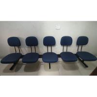 Cadeira Longarina 5 Lugares Com Estofado Cadeira De Espera comprar usado  Brasil 