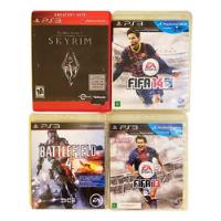 4 Jogos Ps3 (fifa 13 + Fifa 14 + Battlefield 4 + Skyrim) comprar usado  Brasil 
