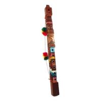 Tarka Flauta Andina Esculpida Madeira Povo Aimara Bolívia, usado comprar usado  Brasil 
