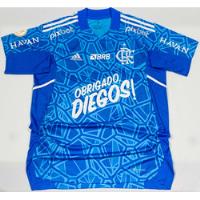 Camisa Flamengo 2022 Jogo Despedida Diegos Azul Hugo 45 G Gk comprar usado  Brasil 