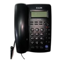 Telefone Elgin C/fio Ident. Chamadas/viva Voz Tcf 3000 Preto comprar usado  Brasil 