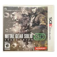 Jogo Metal Gear Solid 3d Snake Eater Nintendo 3ds comprar usado  Brasil 