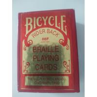Baralho Bicycle Rider Black Braille Playing Cards comprar usado  Brasil 