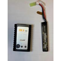 Bateria Airsoft 1100 25c 11.1v + Carregador (usada 4 Vezes) comprar usado  Brasil 