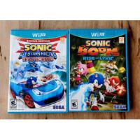 Sonic Boom + Sonic All Star Racing (mídias Físicas) - Wii U comprar usado  Brasil 