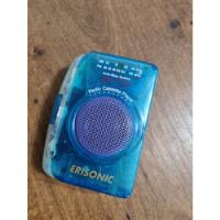Radio Walkman Cassette Erisonic Antigo Sucata C2093 comprar usado  Brasil 
