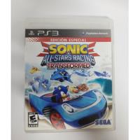 Sonic All Stars Racing Transformed Ps3 Midia Física C/manual, usado comprar usado  Brasil 