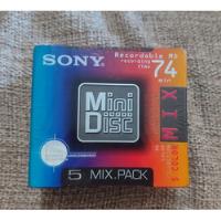Mini Disc Sony Novo Pack Com 5 Pecas comprar usado  Brasil 