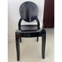 Conjunto De 4 Cadeiras Ghost Preto Tok&stok, usado comprar usado  Brasil 