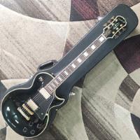 Guitarra EpiPhone Custom 50th Anniversary Black Case Usada comprar usado  Brasil 
