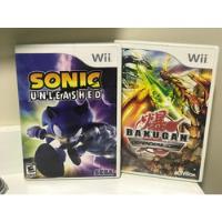 Sonic Unleashed /bakugan Defenders Of The Core Nintendo Wii comprar usado  Brasil 
