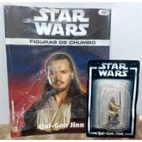 Coleção Star Wars Figuras De Chumbo Qui-gon Jinn 42 Lacrado comprar usado  Brasil 