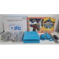Nintendo Wii Azul 128gb Jogos Controle Arcade E Skylanders comprar usado  Brasil 