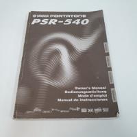 Livro Yamaha Portatone Psr-540 V1974 comprar usado  Brasil 