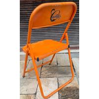 Usado, Cadeira Dobrável Cacildis Usado Bar Ferro Litografada Antiga comprar usado  Brasil 