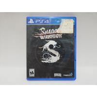 Capa Shadow Warrior Original Para Playstation 4 comprar usado  Brasil 