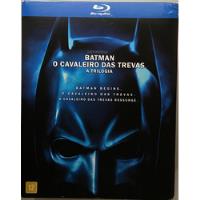 Blu-ray Box Batman O Cavaleiro Das Trevas Trilogia Original, usado comprar usado  Brasil 