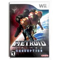 Jogo Metroid Prime 3 Corruption Nintendo Wii.  comprar usado  Brasil 