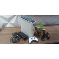 Console De Videogames Xbox 360 Arcade 60gb Microsoft G 2008 Azul, usado comprar usado  Brasil 