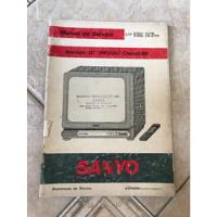 Manual Serviço Sanyo Televisor 20  Vhf/uhf Chassis B8 M032, usado comprar usado  Brasil 