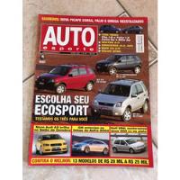 Revista Auto Esporte 454 Ecosport Audi A3 Astra Golf Vr6 comprar usado  Brasil 