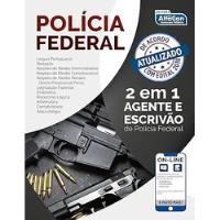 Livro Polícia Federal - 2 Em 1 - Agente E Escrivão De Policia Federal - Editora Alfacon [2018] comprar usado  Brasil 