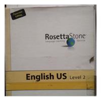 Curso De Inglês Rosetta Stone : English Us : Level 2 comprar usado  Brasil 