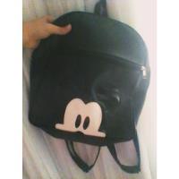 Mochila Preta Pequena Mickey Mouse, usado comprar usado  Brasil 