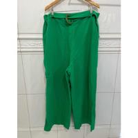 Calça Pantalona Plus Size Linho Verde Ashua comprar usado  Brasil 