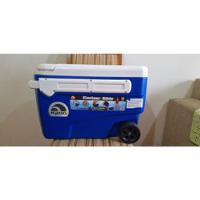  Caixa Térmica Cooler Azul - 36l Com Rodas - Igloo comprar usado  Brasil 