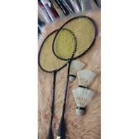 Raquete Badminton New 218 Com 3 Petecas O Estojo Do Kit Está comprar usado  Brasil 