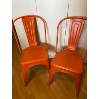 2 Cadeiras Iron Tolix Design Industrial Laranja, usado comprar usado  Brasil 
