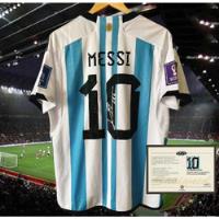 Camisa Argentina - #10 Messi - Autografada - Pronta Entrega comprar usado  Brasil 
