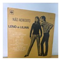 Usado, Lp Leno E Lilian Não Acredito 1967 Cbs comprar usado  Brasil 