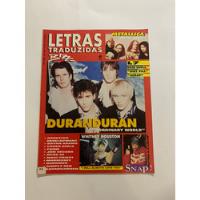 Revista Letras Traduzidas Bizz 93 Metallica Duran Duran 7326 comprar usado  Brasil 