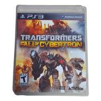 Jogo Ps3 Transformers Fall Of Cybertron C/luva - Usado comprar usado  Brasil 