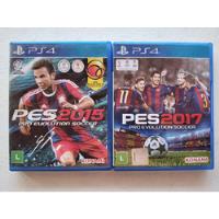 Combo Pes 2015 + 2017 Pro Evolution Soccer Mídia Física + Nf comprar usado  Brasil 