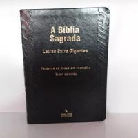 Livro A Bíblia Sagrada - Letras Extra Gigantes - Vários Autores [2015] comprar usado  Brasil 
