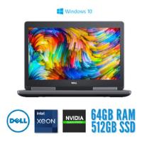 Notebook Dell 7520 Xeon E1505m 64gb Ddr4 512ssd- Funcionando comprar usado  Brasil 