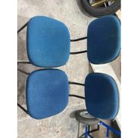 2 Cadeiras Azul Executiva Escritório Almofada comprar usado  Brasil 