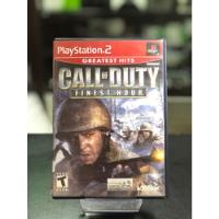 Call Of Duty Finest Hour Greatest Hits Ps2 Midia Física comprar usado  Brasil 