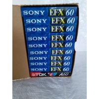 Usado, 10 Fitas Cassetes Lacradas: 9 Sony E 1 Tdk. Ferro Tipo 1. comprar usado  Brasil 