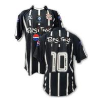 Camisa Oficial Corinthians 2002 Pepsi Twist Tamanho G comprar usado  Brasil 