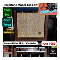 Silvertone Model 1451 4 W / Falante Fisher Alnico 6 Valvulas comprar usado  Brasil 