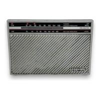 Rádio Portátil Toshiba Antigo Mod. Tr 555 Cinza comprar usado  Brasil 