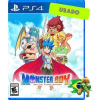 Monster Boy And The Cursed Kingdom Ps4 Mídia Física Eua comprar usado  Brasil 